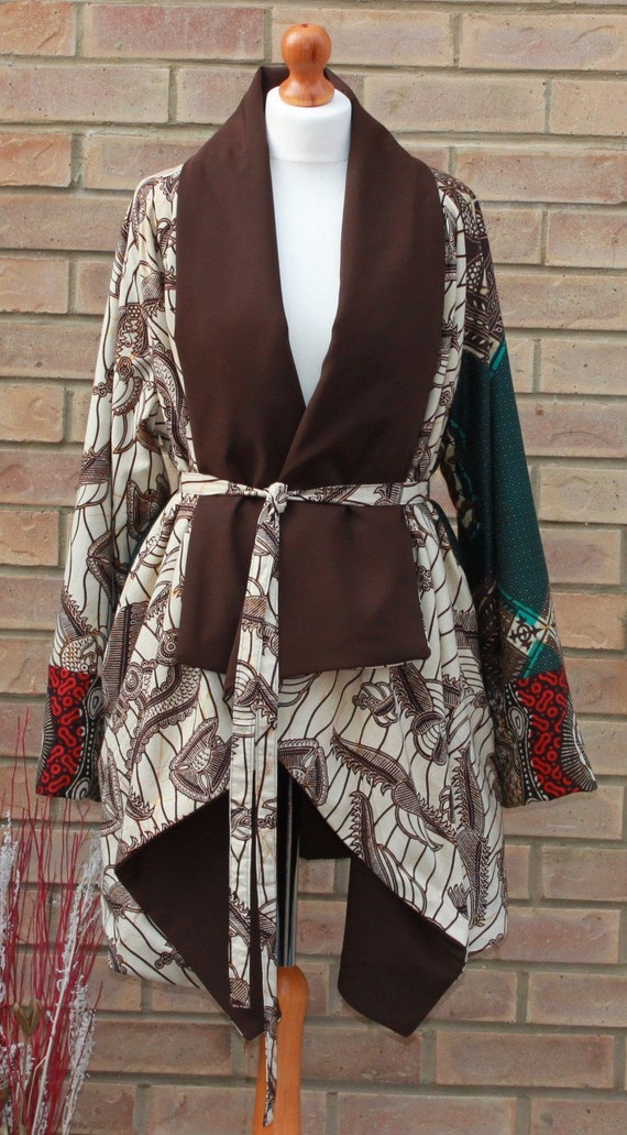 ankara coat dress