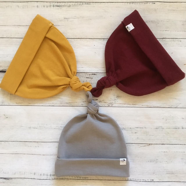 Newborn Top Knot Hat Etsy