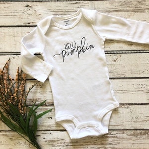 NEW! HELLO Pumpkin/Infant and Toddler Shirt