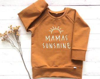 NEW!! Mamas Sunshine Sweatshirt/Ochre/Infant Size/Toddler Size/Sweatshirt ONLY