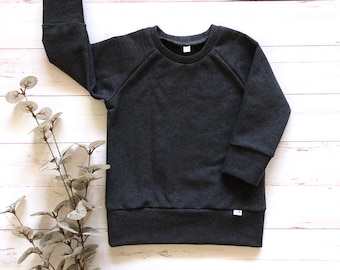 NEW!! Heathered Charcoal/Sweatshirt/Sweater/Infant Size/Toddler Size/Sweatshirt ONLY