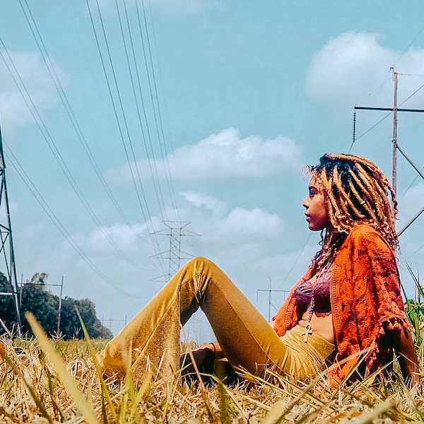 Velluto Bell Bottoms Vita alta Flares Abbigliamento da festival Pantaloni elasticizzati in velluto tinta unita verde scuro Hippie Boho Festival Wear Stretto a vita alta