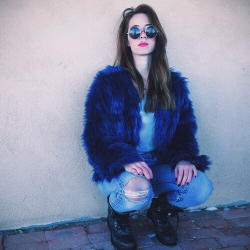 Faux Fur Shaggy Coat Etsy