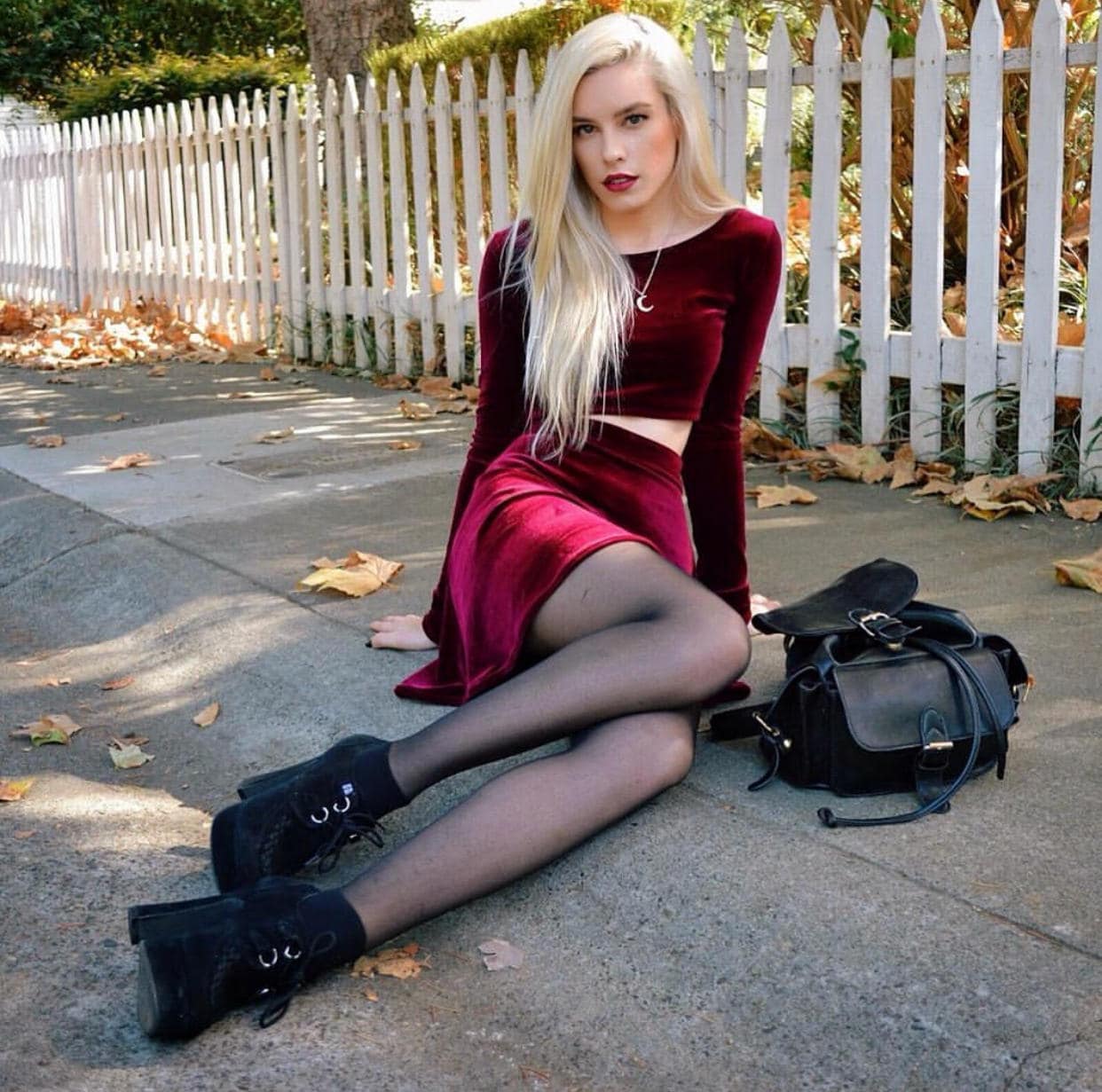 Two Piece Set Long Sleeve Velvet Dress 
