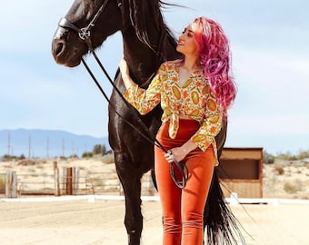 Terciopelo Bell Bottoms Cintura alta Bengalas Festival Ropa Pantalones de terciopelo sólido Hippie Boho Festival Wear