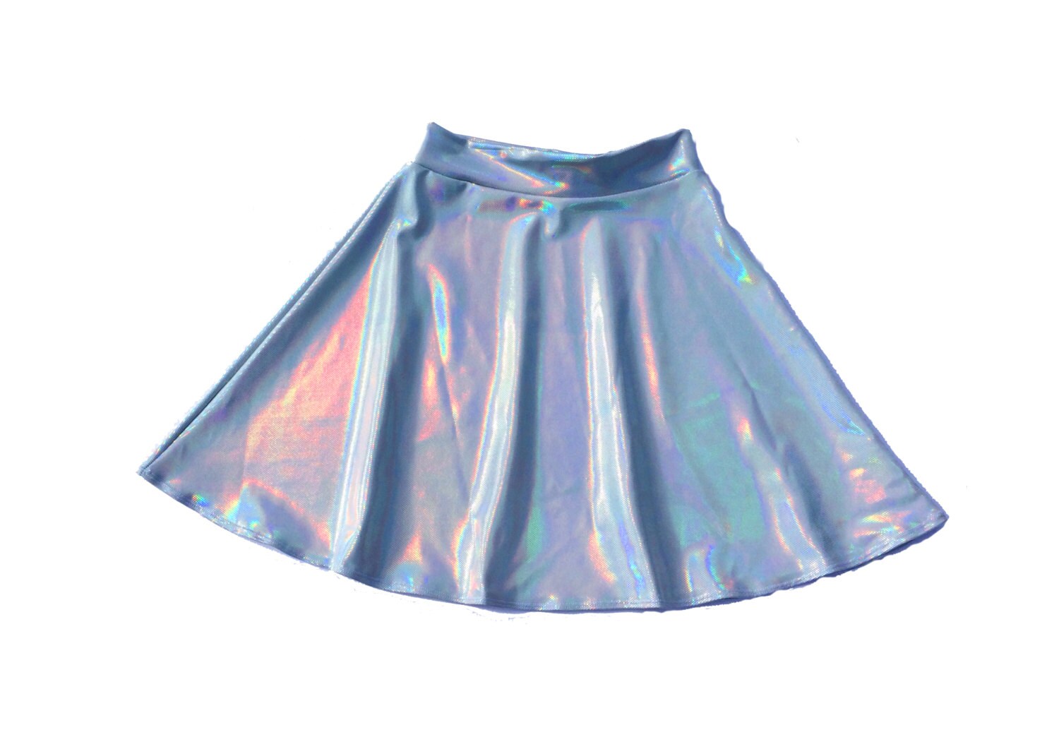 Holographic skirt and top set hot sale
