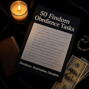 50 Tarefas de Obediência Findom PDF – Dicas de Dominação Financeira para Tributo, Controle e Devoção (Para Imprimir)