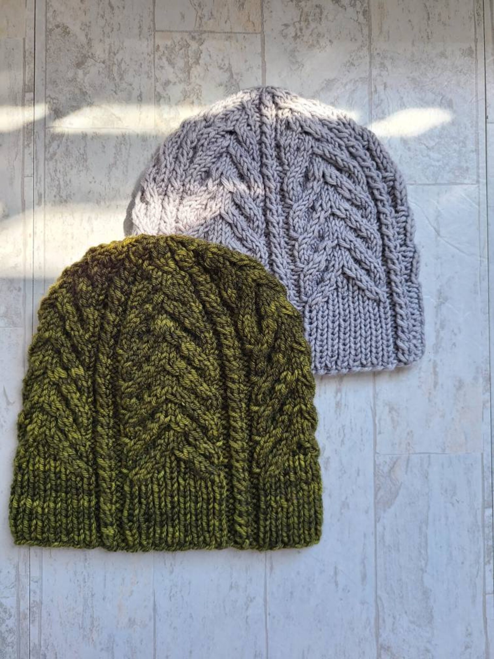 Otterbein Knitting Hat Pattern for Adult Sized Hat With - Etsy