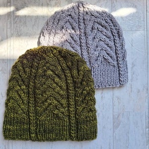 Otterbein Knitting Hat Pattern for Adult Sized Hat With - Etsy