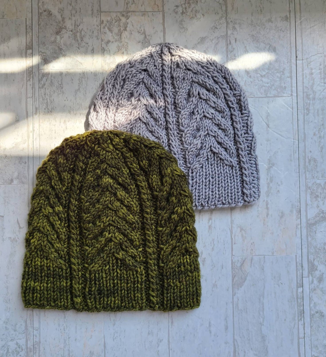 Otterbein Knitting Hat Pattern for Adult Sized Hat With - Etsy