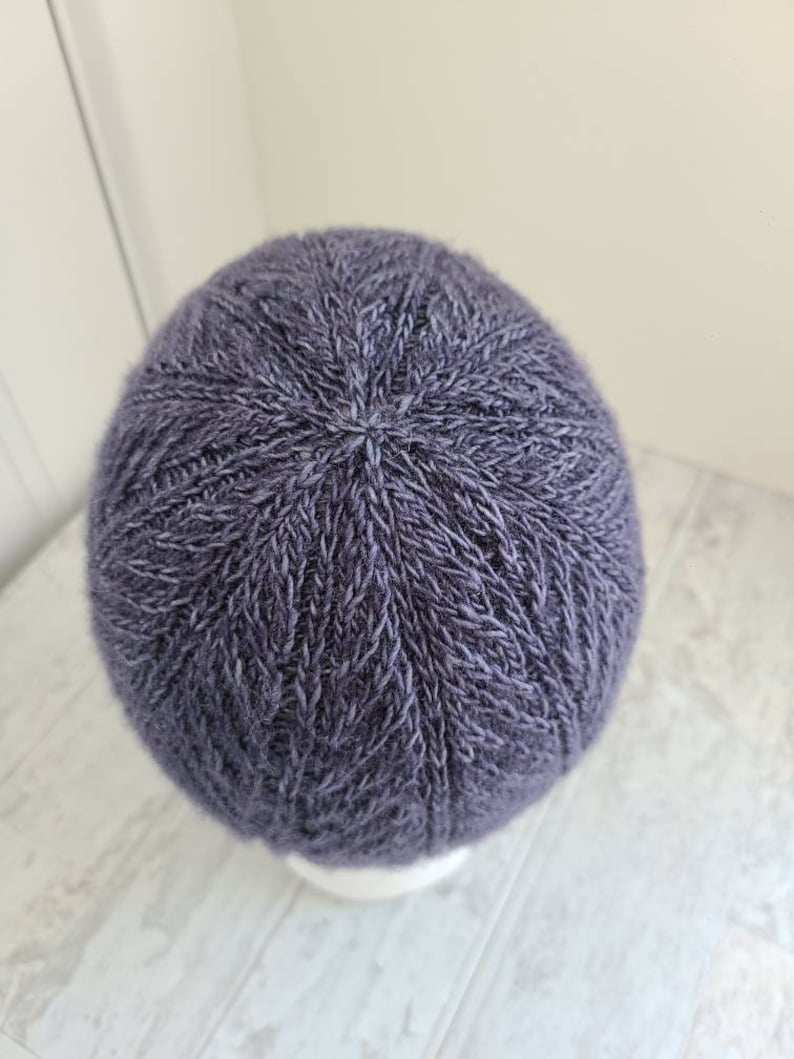 Weybosset Hat Adult Beanie Knitting Pattern PDF Download Hand knitting Instructions image 4