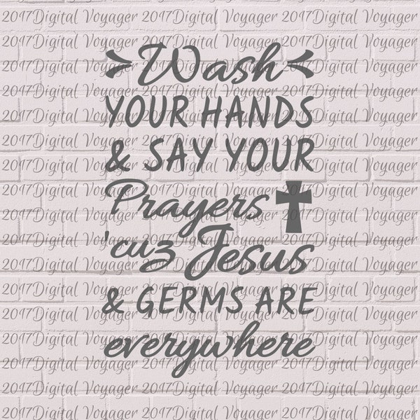 Germs and Jesus Svg - Etsy