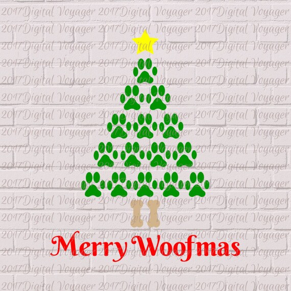 Free Free Paw Print Christmas Tree Svg 613 SVG PNG EPS DXF File