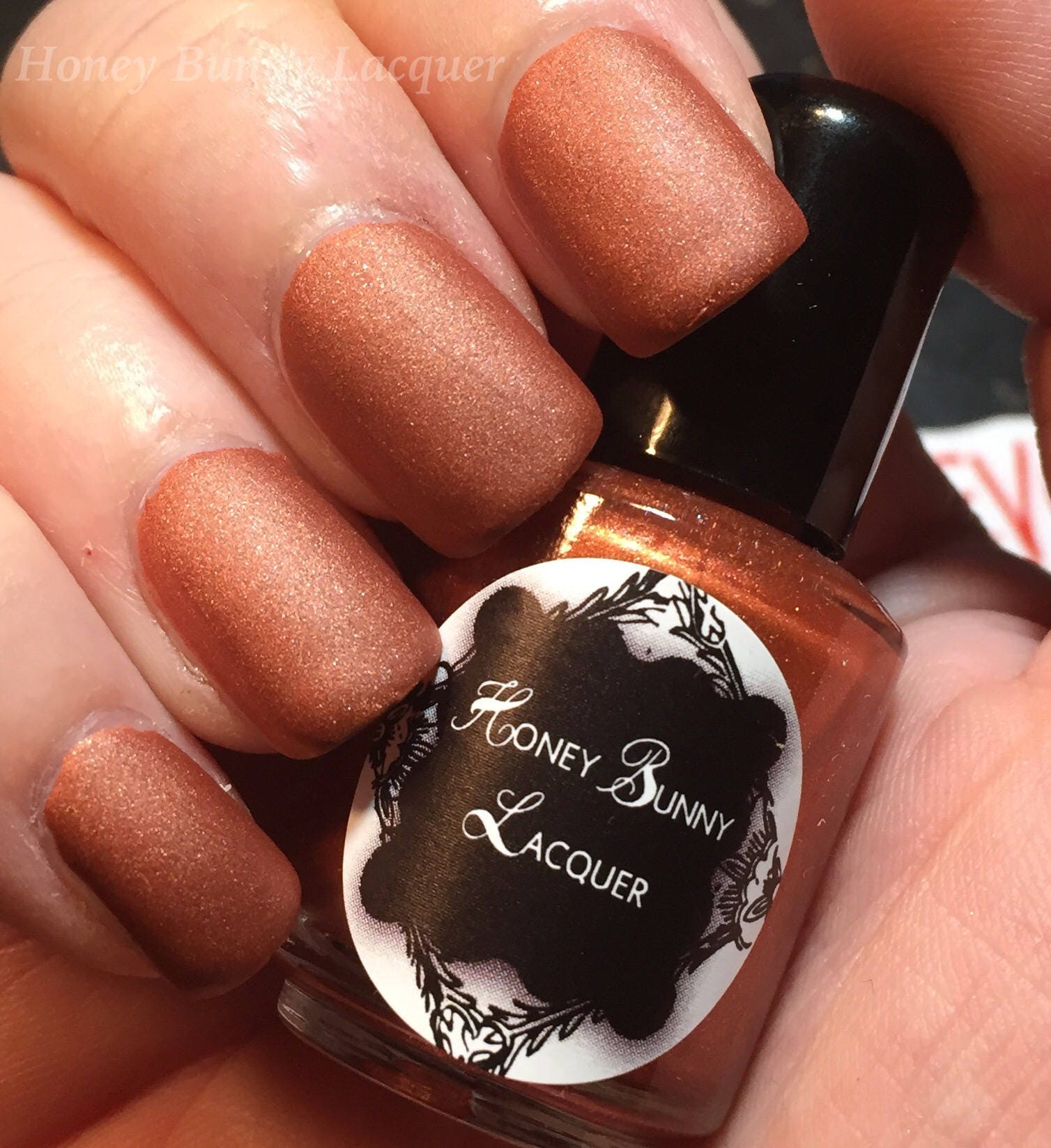 Cinnamon Pumpkin - matte nail polish - matte copper - 5 free - handmade - indie nail polish - copper nail polish - nails - manicure - makeup