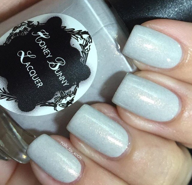 Hazy Shade of Winter - nail polish - shimmer nail polish - indie nail…