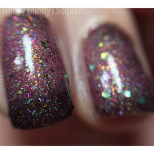 Crystal Ann -  thermal polish - indie nail polish - pink thermal nail polish  - shimmer polish - indie cosmetics - makeup - 5 free
