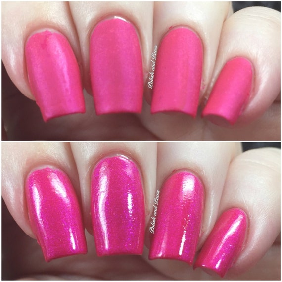 Our Lips Are Sealed Matte Nail Polish Matte Neon 5 Free Etsy