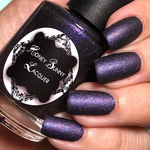 Supermassive Black Hole - matte nail polish - matte - 5 free - handmade - indie nail polish - nail polish - nails - manicure - m