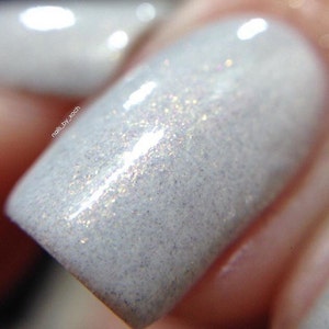 Hazy Shade of Winter - nail polish - shimmer nail polish - indie nail polish - 5 free - nail lacquer - gift idea - handmade  - makeup
