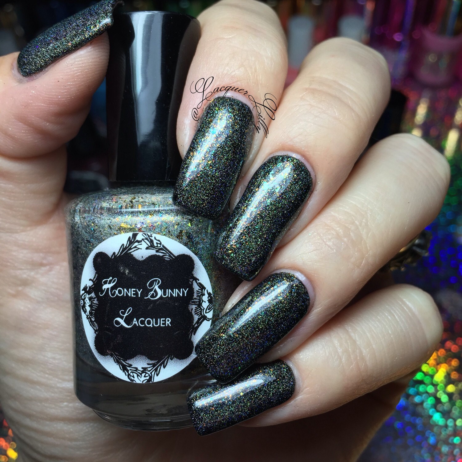 A Stroke of Luck - polish - indie - nail polish - chrome - nails - ho…