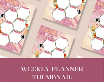 A daily planner, weekly agenda, instant download, minimalist planner, To -do -list,Digital planner, weekly planner, Planners