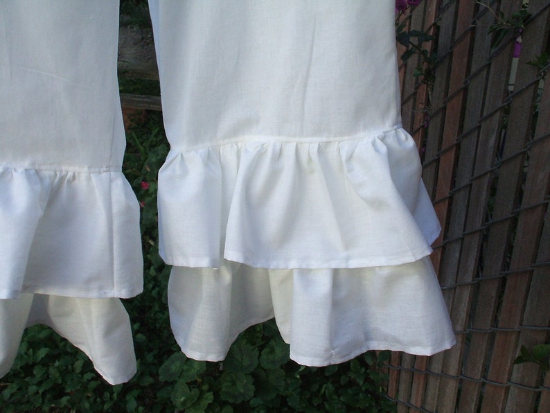 Bohemian Pantaloons 2X-5X Double Ruffle Bloomers Womens Plus Size Custom Made image 3