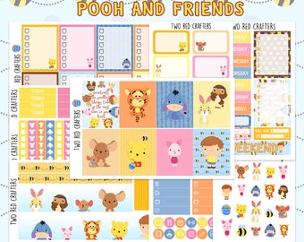 Pooh and Friends Planner Sticker Kit