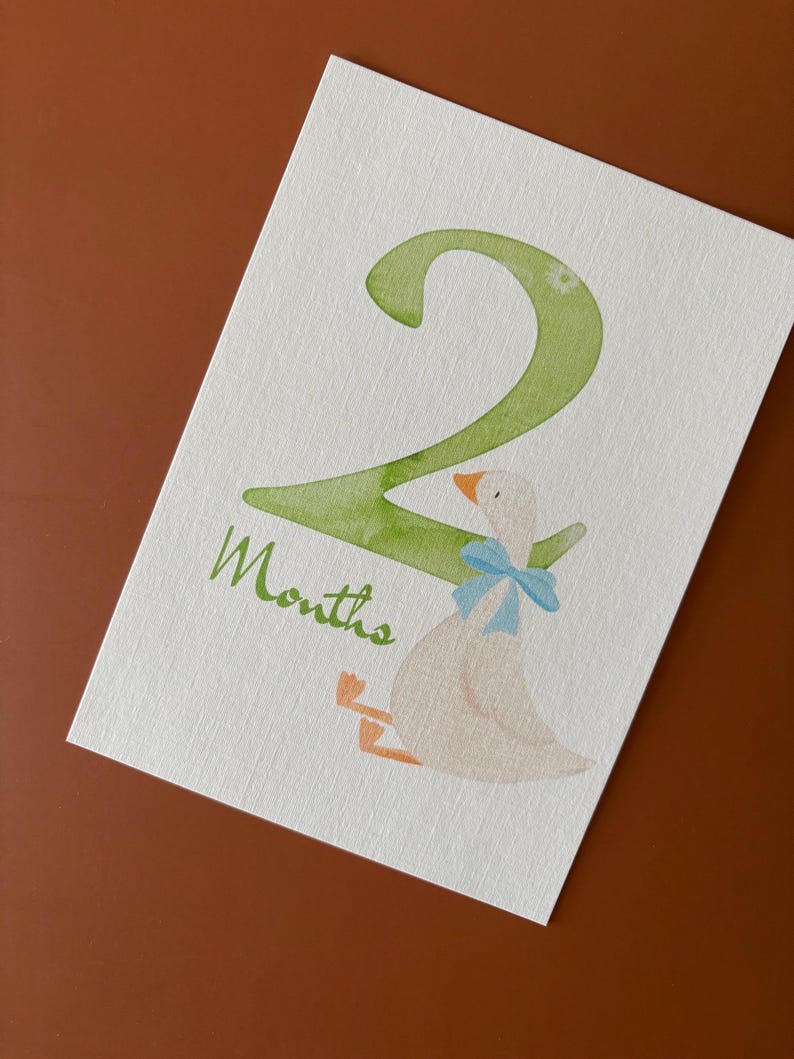 Baby Milestones Cards, Gender Neutral,  Best baby shower gift