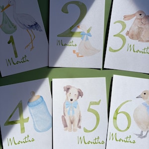 Baby Milestones Cards, Gender Neutral,  Best baby shower gift