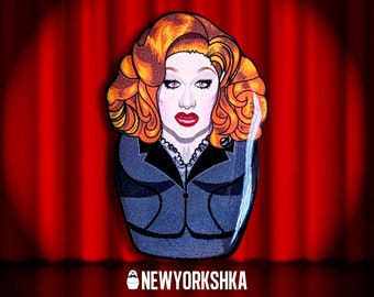 Jinkx Monsoon Matron Mama Morton Chicago Musical Broadway Doll Pin - Pin Badge - Fridge Magnet - Needle Minder