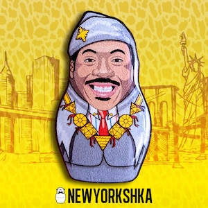 Eddie Murphy Coming to America King Akeem of Zamunda Doll Pin - Pin Badge - Fridge Magnet - Needle Minder