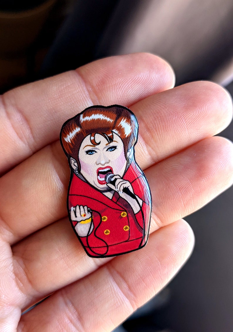 Jinkx Monsoon Judy Garland Snatch Game Doll Pin Pin Badge Fridge Magnet Needle Minder Regular 3.5cm