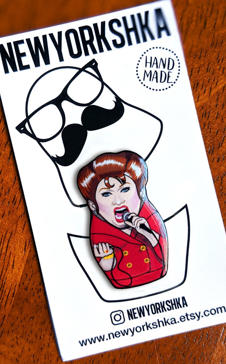 Jinkx Monsoon Judy Garland Snatch Game Doll Pin Pin Badge Fridge Magnet Needle Minder image 2