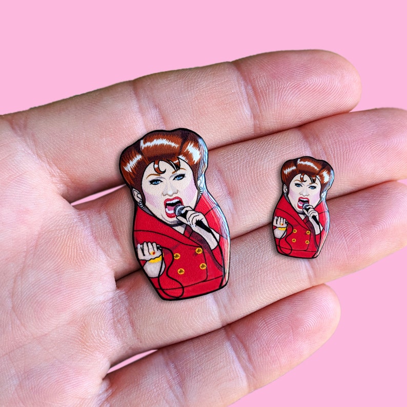 Jinkx Monsoon Judy Garland Snatch Game Doll Pin Pin Badge Fridge Magnet Needle Minder image 7