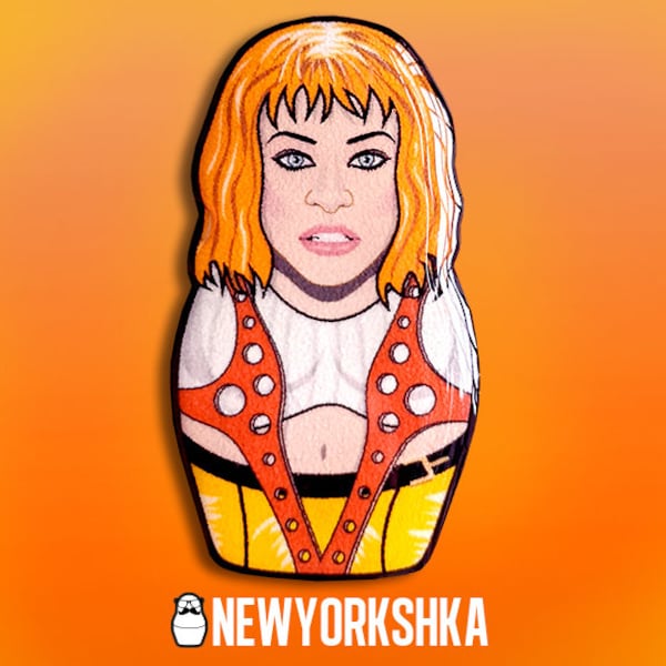 Leeloo Mila Jovovich The 5th Element Doll Pin - Pin Badge -  Fridge Magnet - Needle Minder