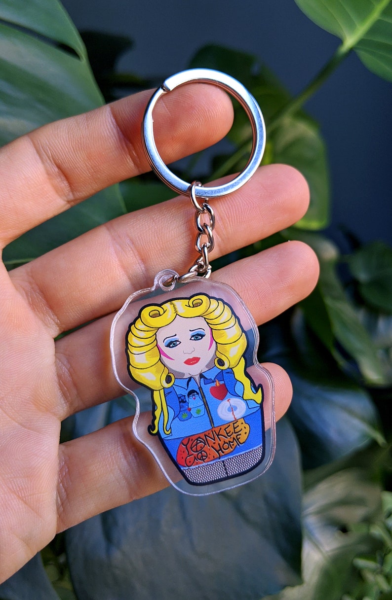 Hedwig Doll Acrylic Keychain image 2