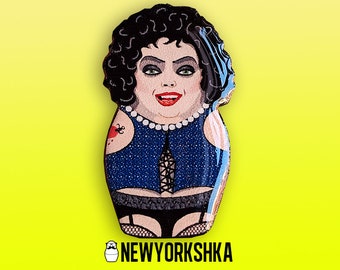 Rocky Horror Picture Show Frank N Furter Doll Pin - Pin Badge - Fridge Magnet - Needle Minder