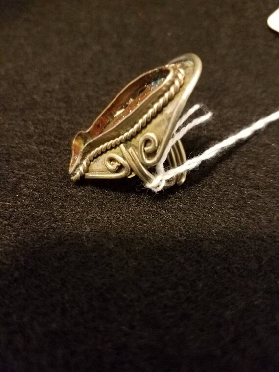 Handmade Jewelry, Adjustable symbol fish silver s… - image 2