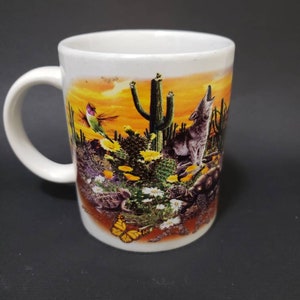 Arizona landscape souvenir cup, mug, teacup, chocolate cup