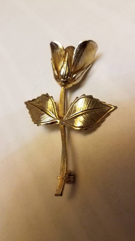 Custom Jewelry,  rose tone Metal Pin brooch, brass