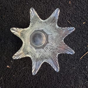 Christmas decor,, a Lotus glass Flower Candle Holder
