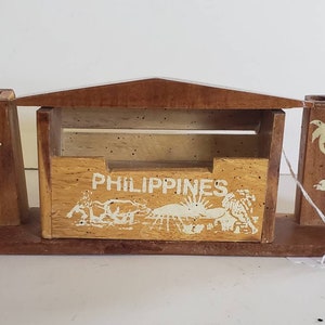 cigarette case philippines Souvenir Wooden House Philippines, Wooden Match and Cigarette Holder