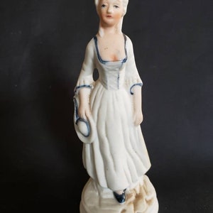 Colonial or Victorian Lady Bisque Figurine
