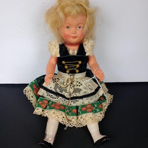 Doll, Emblem German Plastic Doll