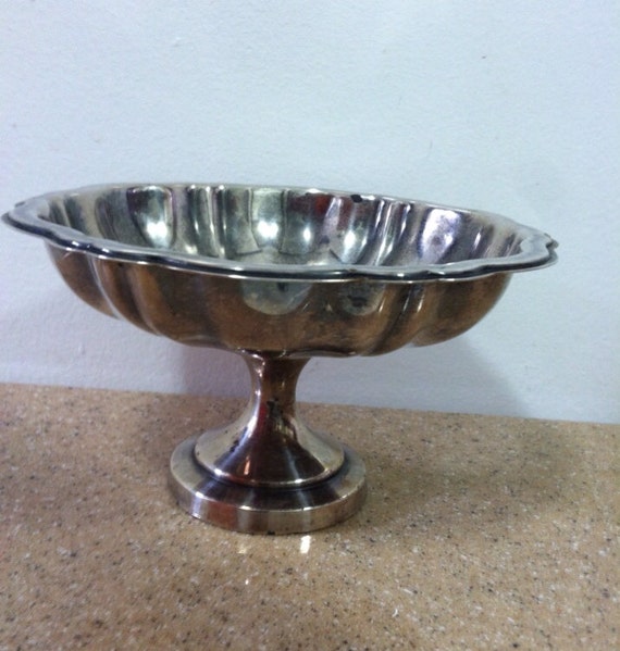 Oneida Pedestal Candy Dish Etsy