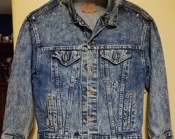 Vintage Levi's Jean Jacket 70506 0217 Size 38 Mens Medium 4 Pocket