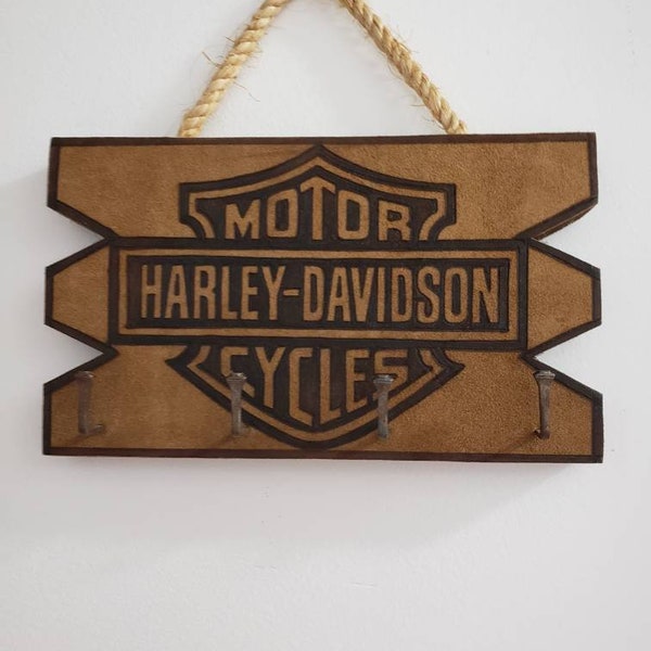 Harley Davidson Key Holder Etsy