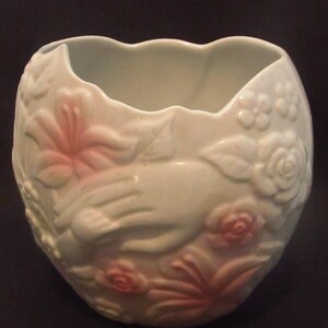 Easter decor,, spring decor,, religious decor,, mother day decor, FTD Porcelain Vase of Mother and Child Holding Hands