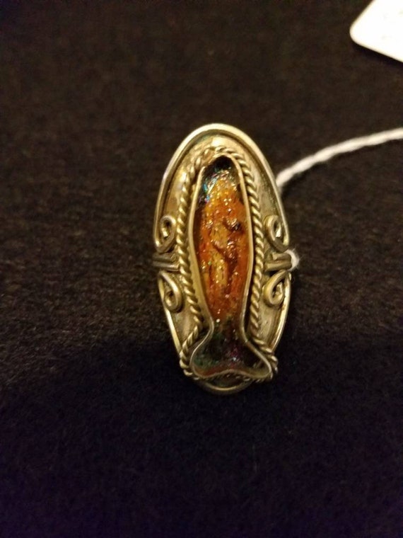Handmade Jewelry, Adjustable symbol fish silver s… - image 1