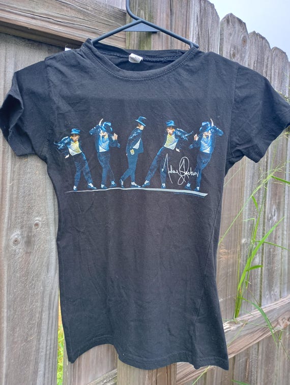 Vintage Michael Jackson T-shirt: Dancing MJ Graphic, Small - Etsy